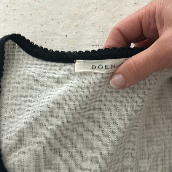 Doen Bridgette Gingham Tee XS - Picture 3 of 4